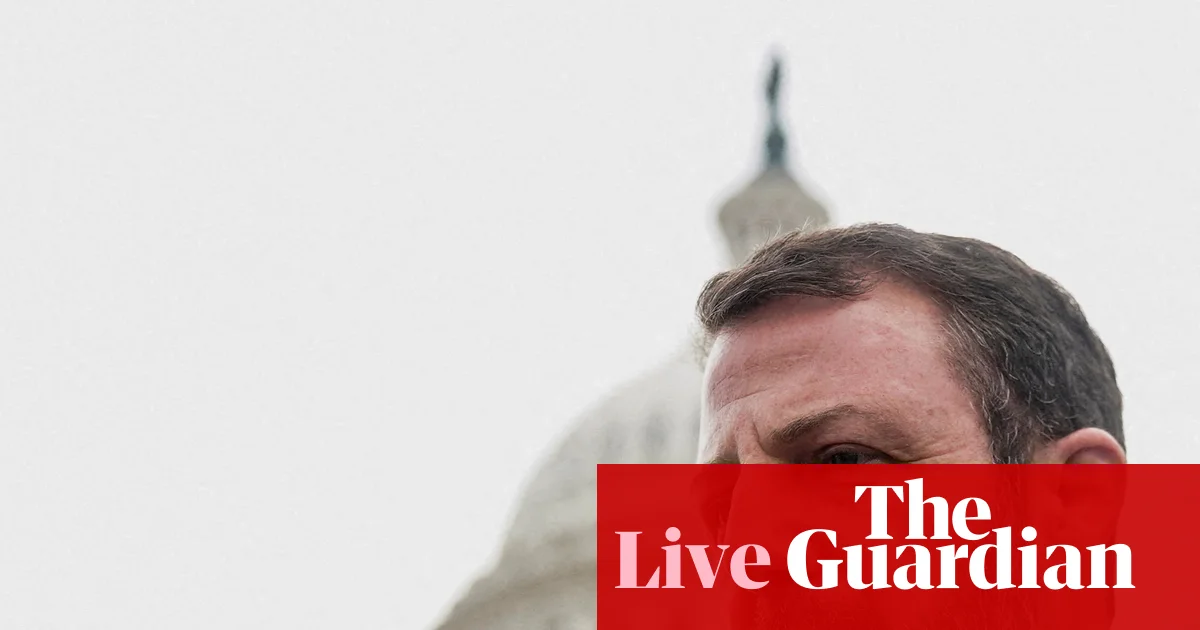 Trump nominee Mullin expected to get quick confirmation to replace Noem at DHS – US politics live | US news