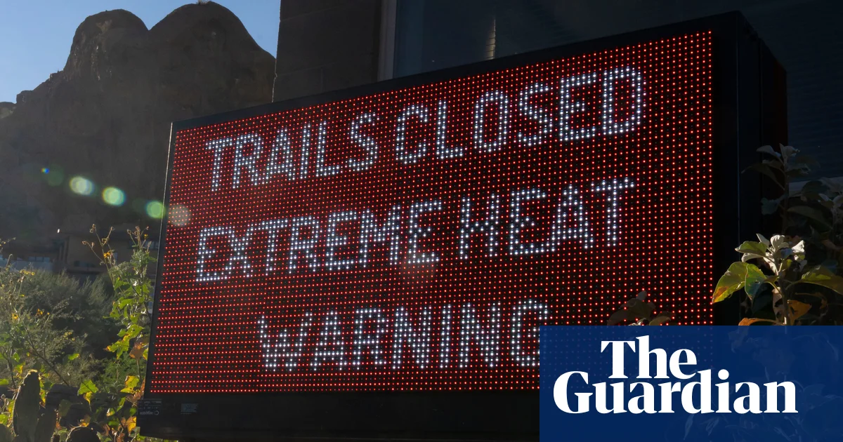 Arizona desert town breaks record for hottest March temperature in US history | US weather