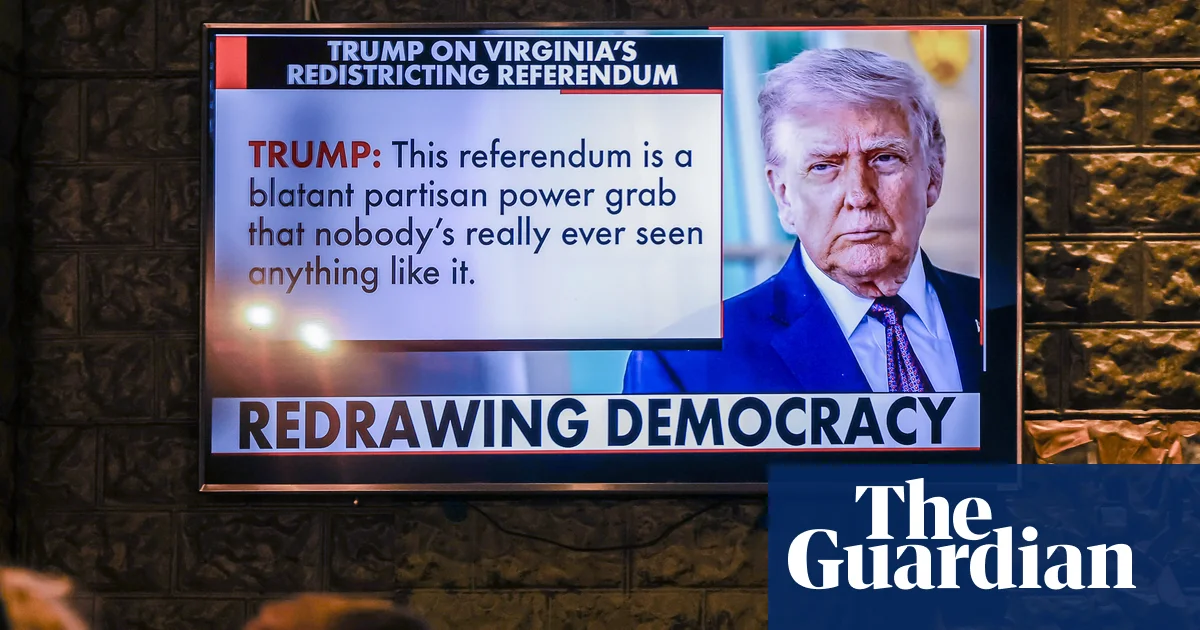 Virginia’s victory good for Democrats but also shows Trump’s redistricting battle could be all for nothing | US midterm elections 2026
